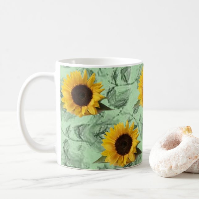 Mug Musique de tournesol (Avec donut)