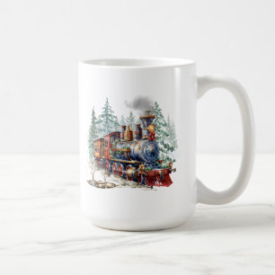 Mug Musique de train de Noël