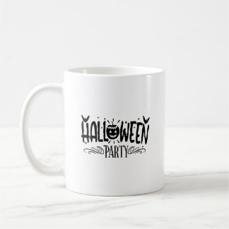 Mug Musique de typographie du parti Halloween
