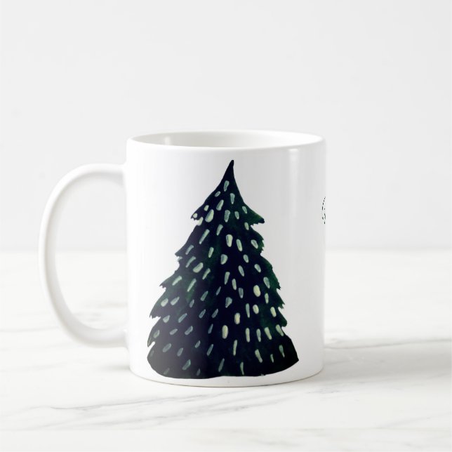 Mug Musique de vacances aux arbres verts (Gauche)