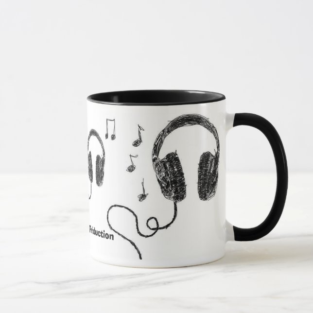 Mug Musique d'écouteurs (Droite)