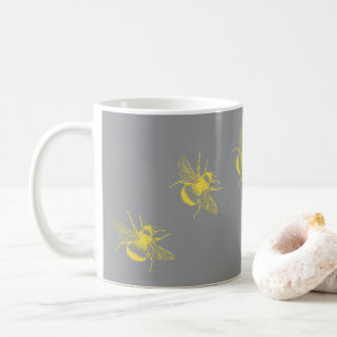 Mug Musique des abeilles jaunes