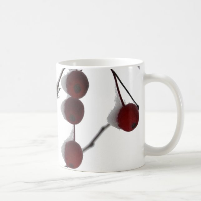 Mug Musique des baies rouges d'hiver (Droite)