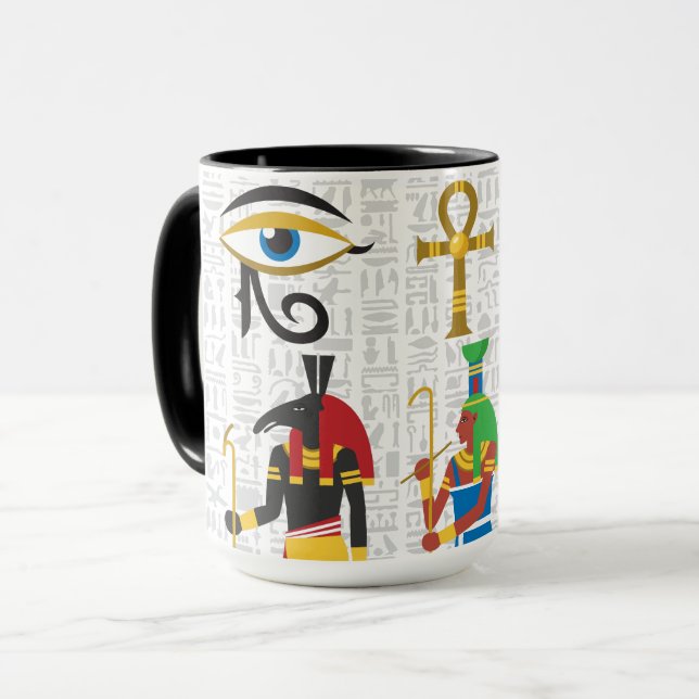 Mug Musique des symboles égyptiens (Devant gauche)