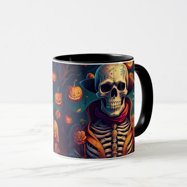 Mug Musique d'Halloween (Devant droit)