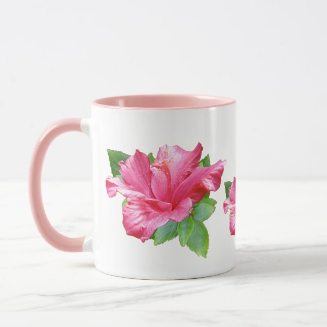 Mug Musique d'Hibiscus rose (Gauche)