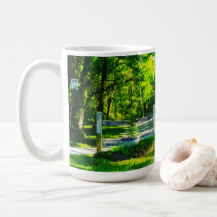 Mug Musique d'image de la nature de style rétro
