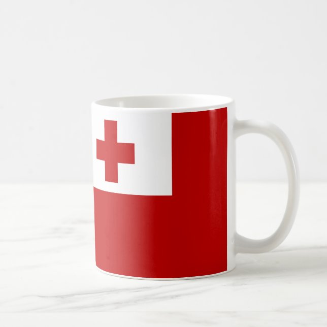 Mug Musique Drapeau de la Croix Rouge (Droite)