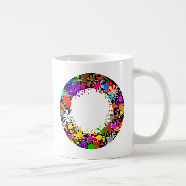 Mug Musique du cadre de sélection de couleur (Droite)