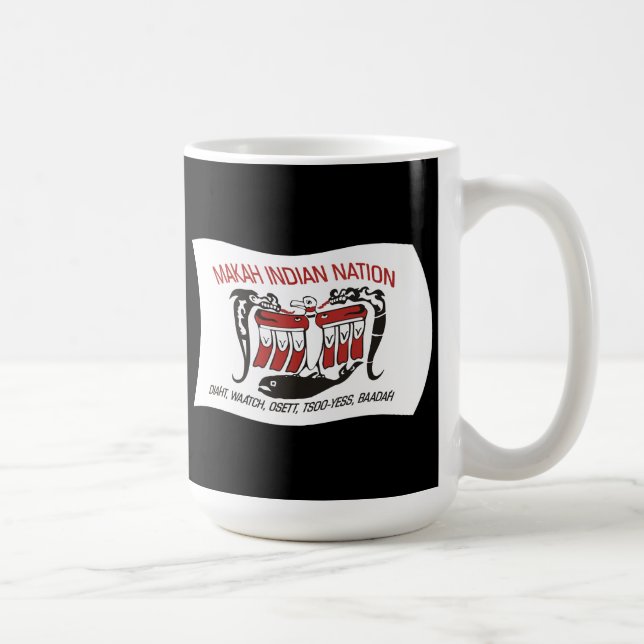 Mug Musique du drapeau de la tribu Makah (Droite)