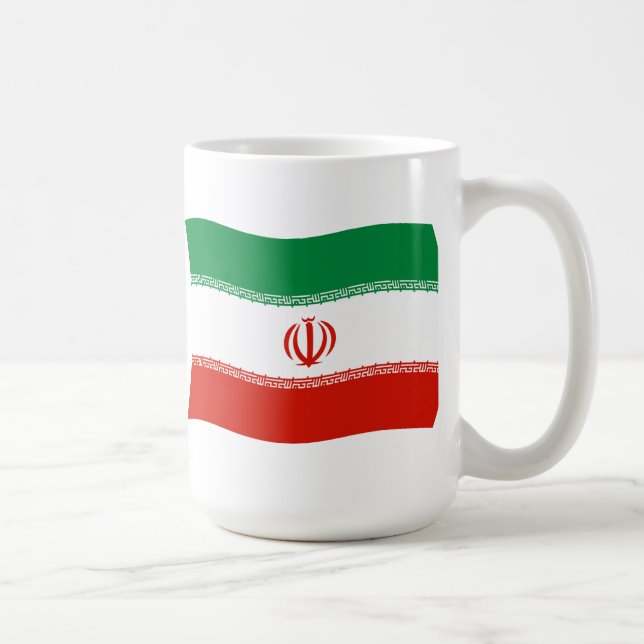 Mug Musique du drapeau iranien (Droite)