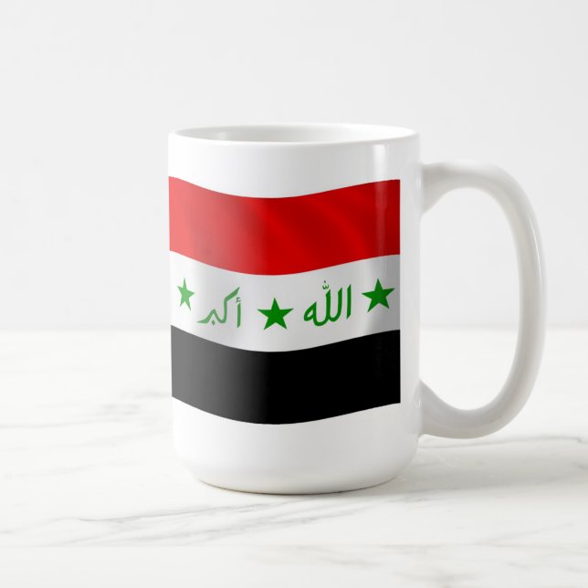 Mug Musique du drapeau iraquien (Droite)