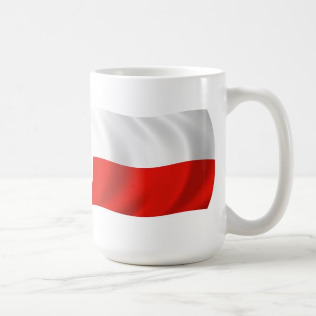 Mug Musique du drapeau polonais (Droite)