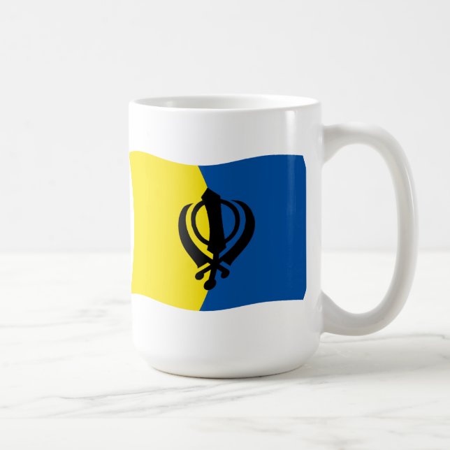 Mug Musique du drapeau sikhisme (Droite)