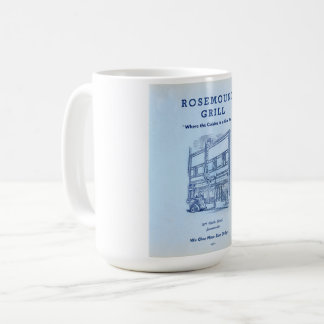 Mug Musique du menu grill Rosemount
