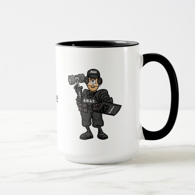 Mug Musique du policier de l'équipe SWAT (Droite)