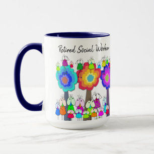 Mug Musique du travailleur social à la retraite