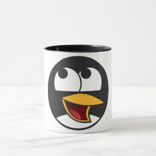 Mug Musique du visage de Linux Tux