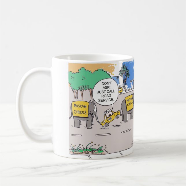 Mug Musique Elephant Taxi Line (Gauche)