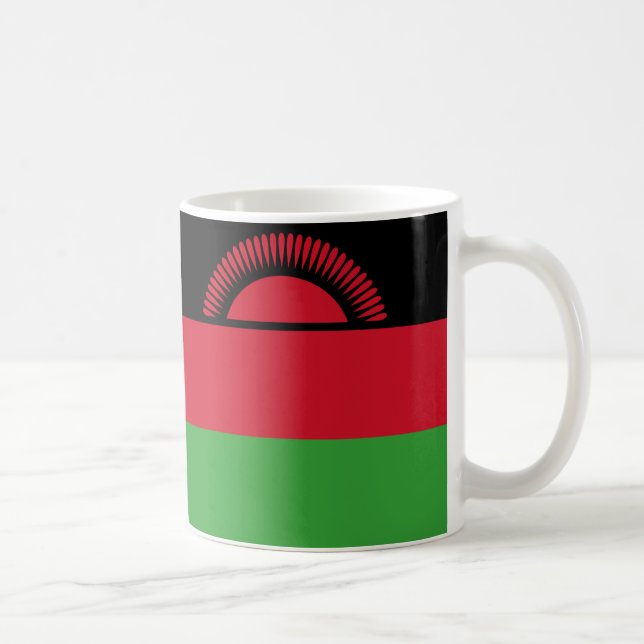 Mug Musique en céramique du drapeau du Malawi (Droite)