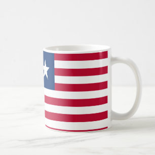 Mug Musique en céramique du drapeau libérien