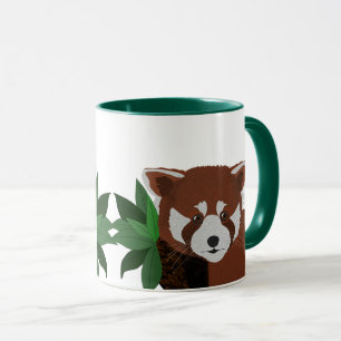 Mug Musique en céramique Panda rouge