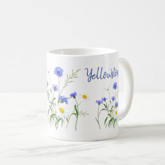 Mug Musique Fleur sauvage de Yellowstone (Devant droit)