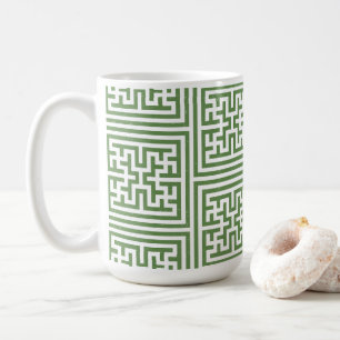 Mug Musique géométrique verte