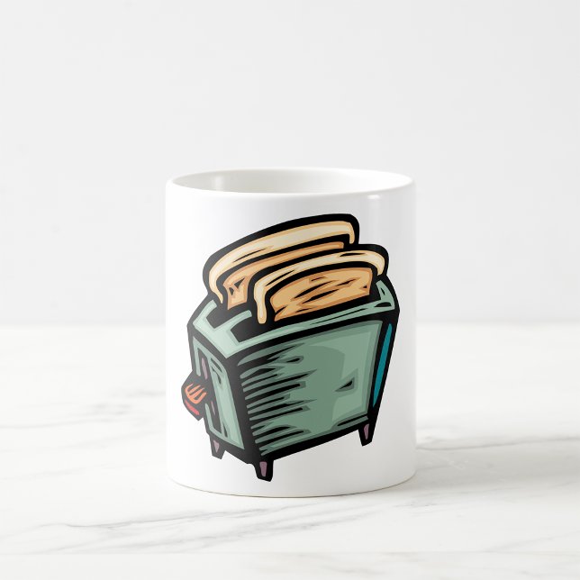 Mug Musique grille-pain verte (Créateur téléchargé)