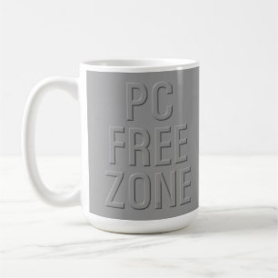 Mug Musique gris de la zone libre de l'ordinateur
