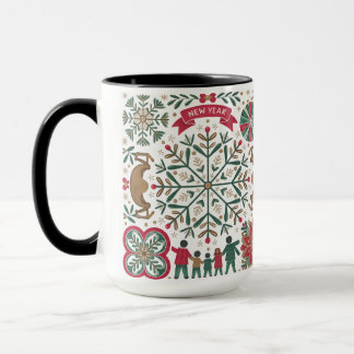 Mug Musique Harmony du Nouvel An