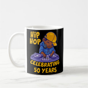 Mug Musique Hip hop 50e Anniversaire Histoire noire Dj
