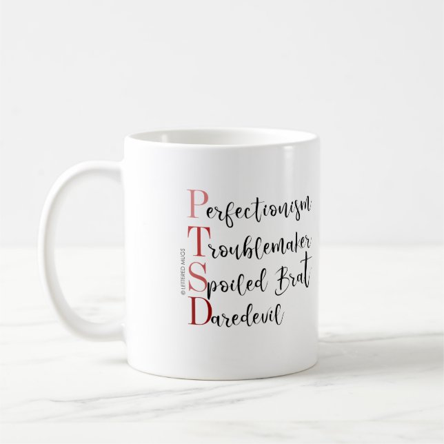 Mug Musique humoristique du SSPT (Gauche)