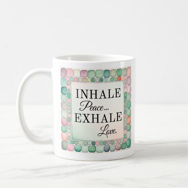 Mug Musique inspirante | Inhale Peace (Gauche)