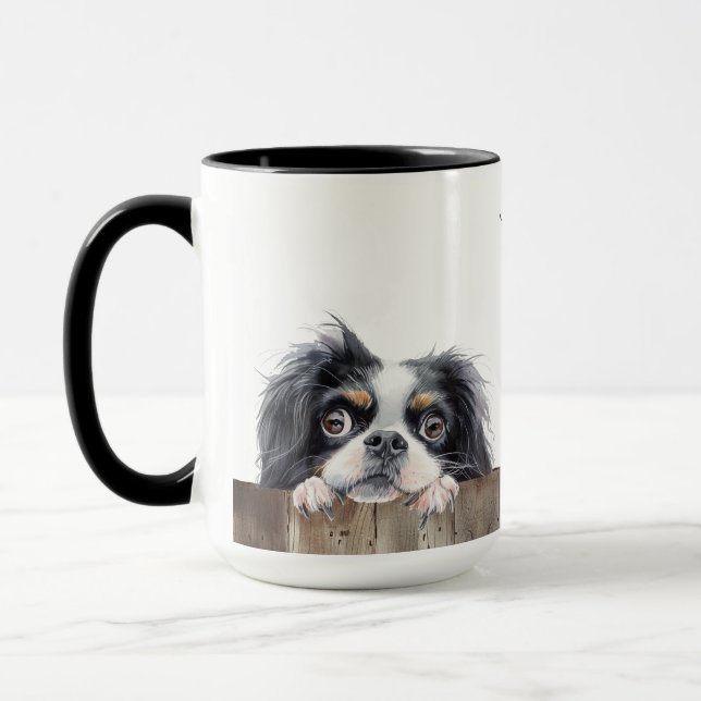 Mug Musique japonaise de chien (Gauche)