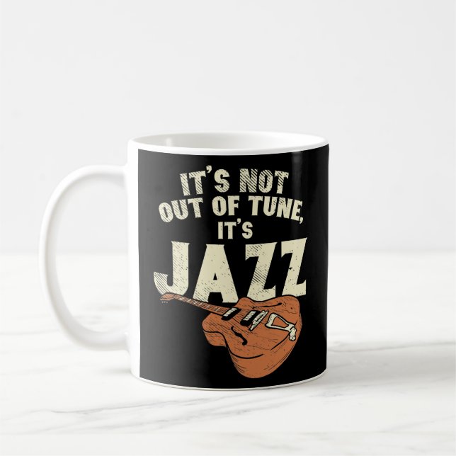 Mug musique jazz électrique jazz guitare et musique en (Gauche)