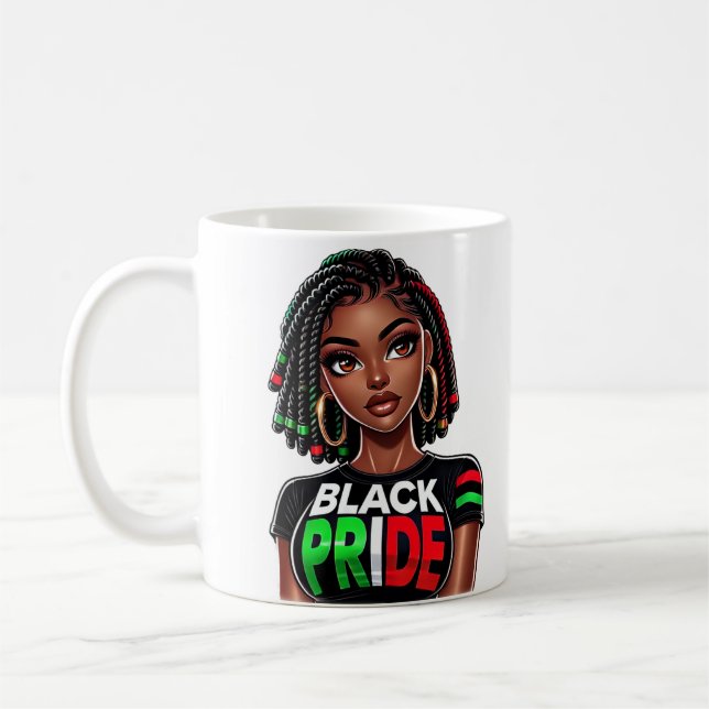 Mug Musique Lady Black Pride (Gauche)