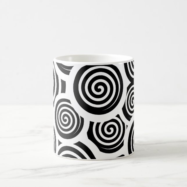 Mug Musique moderne noir et blanc (Centre)
