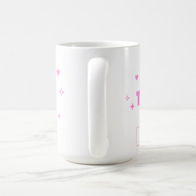 Mug Musique Montessori Tour Rose (Poignée)