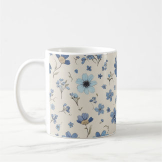 Mug Musique motif à fleurs