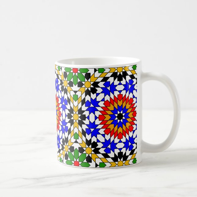 Mug Musique motif géométrique islamique (Droite)