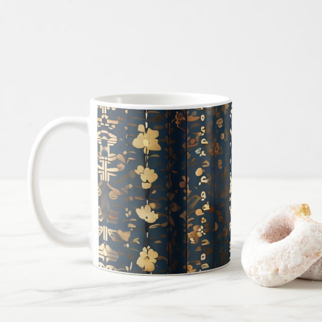 Mug Musique motif traditionnelle coréenne (Avec donut)