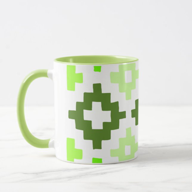 Mug Musique Motif verte (Gauche)
