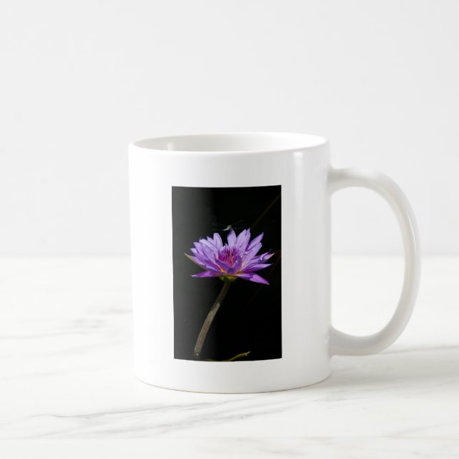 Mug Musique Nénuphar violette (Droite)