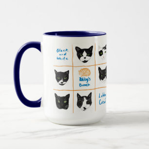 Mug Musique noire et blanche dans le hall