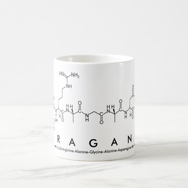 Mug Musique nom du peptide dragana (Centre)