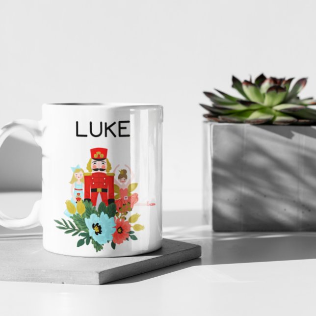 Mug Musique Nutcracker de Noël personnalisée (Créateur téléchargé)