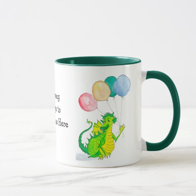 Mug Musique personnalisée Dragon (Droite)