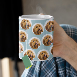 Mug Musique personnalisée face animal   Cadeau photo p