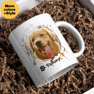 Mug Musique photo personnalisée avec nom et typographi